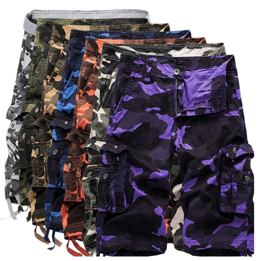 Outdoor Camo Cargo Shorts