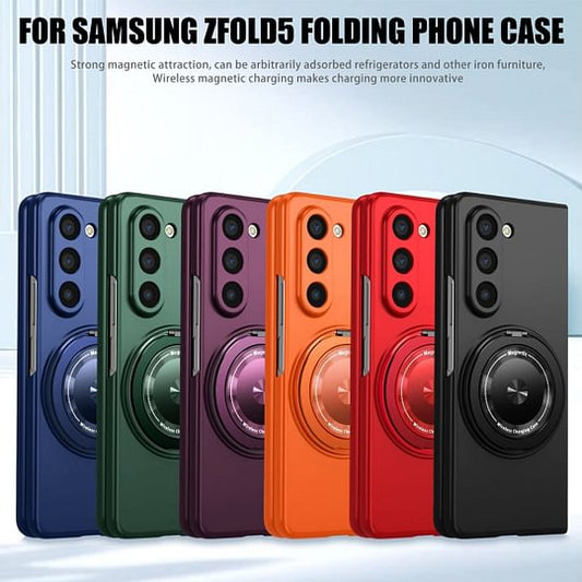 360-Degree Rotating Stand Suitable for Magnetic Wireless Charging，Suitable for Samsung ZFOLD6 Folding Phone Case