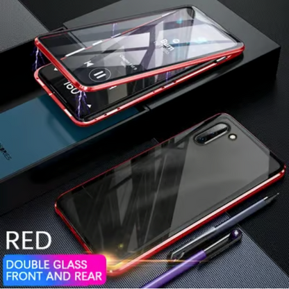 🔥Hot Sale 🔥 High Definition Magnetic Tempered Glass Double-sided Phone Case For Samsung