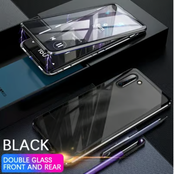 🔥Hot Sale 🔥 High Definition Magnetic Tempered Glass Double-sided Phone Case For Samsung