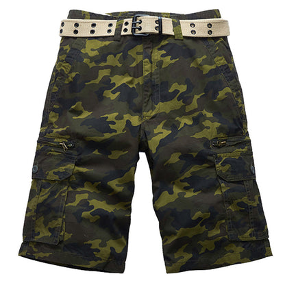 Casual Beach Camouflage Cotton Men's Shorts