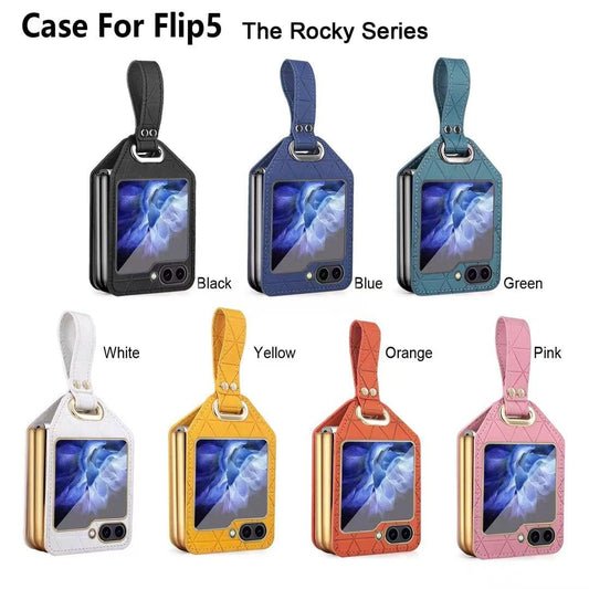 Suitable for Samsung Galaxy Z Flip Series Portable Diamond Phone Case