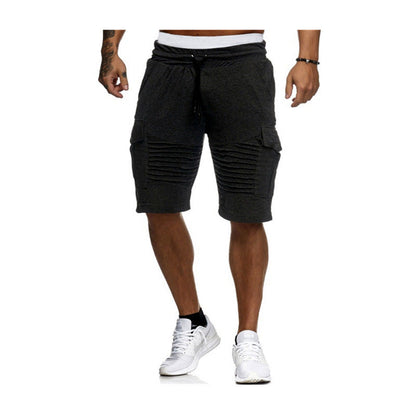 Men's Basic Daily Solid Colored Drawstring Shorts- Buy 2 Get Free Shipping