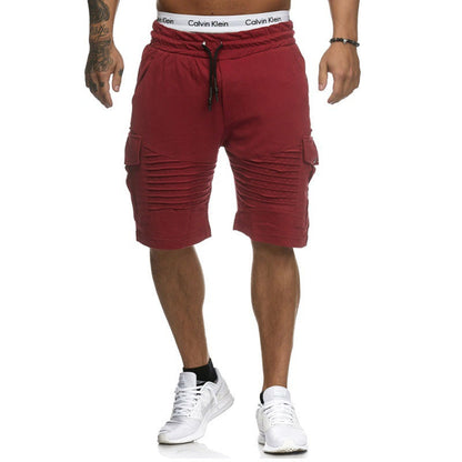 Men's Basic Daily Solid Colored Drawstring Shorts- Buy 2 Get Free Shipping