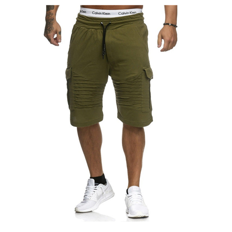 Men's Basic Daily Solid Colored Drawstring Shorts- Buy 2 Get Free Shipping