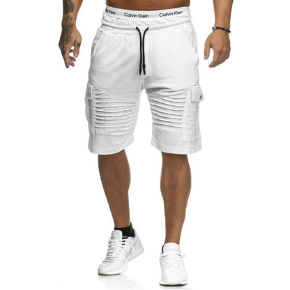 Men's Basic Daily Solid Colored Drawstring Shorts- Buy 2 Get Free Shipping