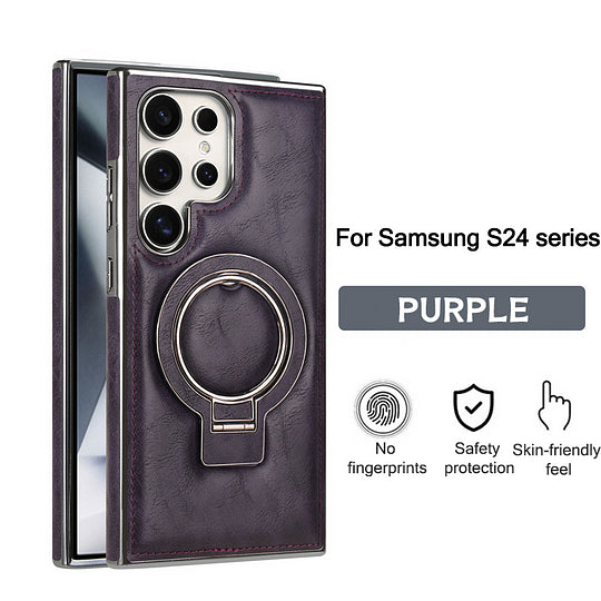 For Samsung S series Business Magnetic Anti-fall Bracket Protective Case