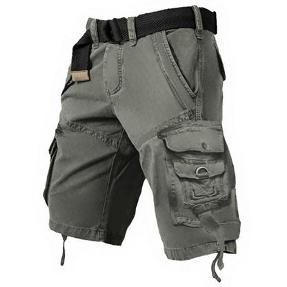 Mens Cargo Shorts Multi Pockets Cargo Shorts