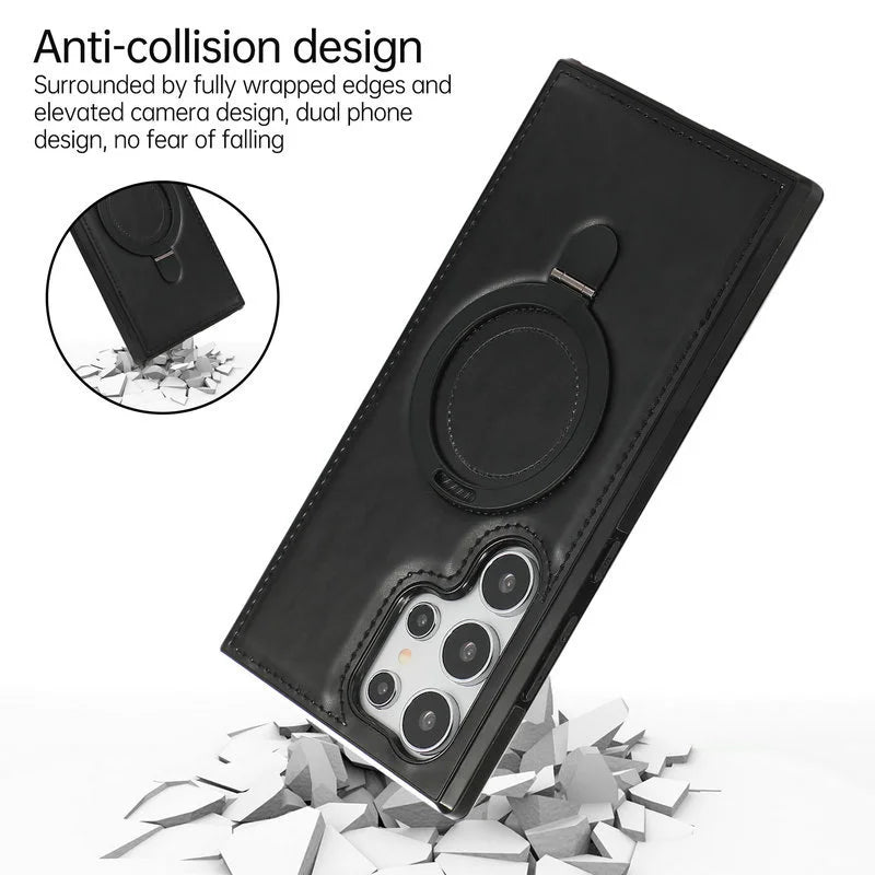 Suitable For Samsung Series Leather All-inclusive Anti-fall Mobile Phone Case