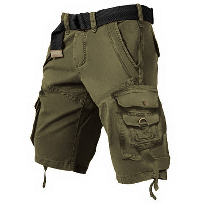 Mens Cargo Shorts Multi Pockets Cargo Shorts