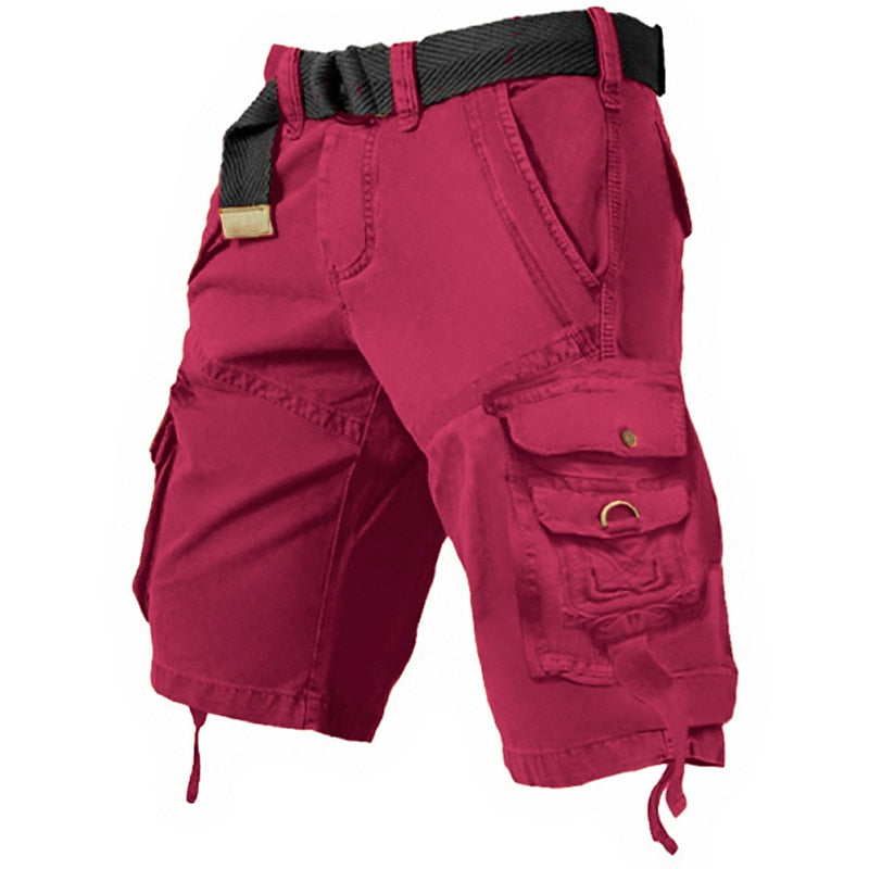 Mens Cargo Shorts Multi Pockets Cargo Shorts