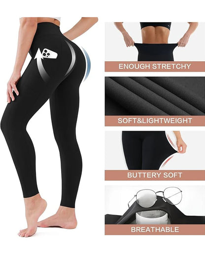 UniqStitch™ High Waisted Butt Lifting Tummy Training Leggings